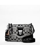 Coach Poppy Signature Metallic Swingpack - Lyst