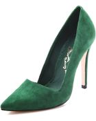 Alice + Olivia Dina Suede Pumps - Lyst