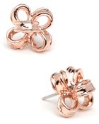 Tuleste Market Double Bow Studs - Lyst