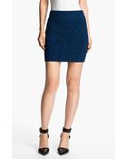 T By Alexander Wang Marled Knit Mini Skirt - Lyst