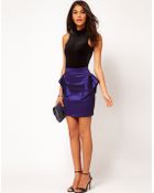 ASOS Collection Asos Mini Skirt with Extreme Hip - Lyst