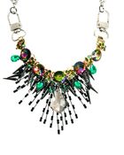 Asos Premium Crystal Shard Burst Necklace - Lyst