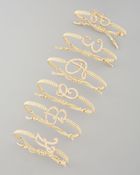 Tai Pave Initial Bracelet Golden - Lyst