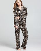 Betsey Johnson Flannel Pajama Set - Lyst