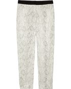 By Malene Birger Gaudonsa Cropped Metallic Lace Pants - Lyst