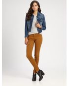 Current/Elliott Snap Denim Jacket - Lyst