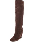House Of Harlow Simona Wedge Boots - Lyst