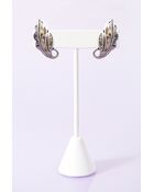 Nasty Gal Abalone Leaf Earrings - Lyst