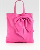 RED Valentino Bow Tote - Lyst