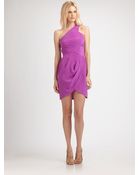 Zimmermann Silk Oneshoulder Dress - Lyst