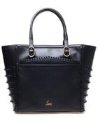 Christian Louboutin Farida Spiked Leather Tote - Lyst