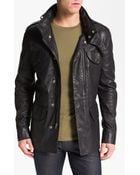 Marc By Marc Jacobs Leather Field Jacket - Lyst