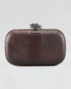 House Of Harlow Marley Snake Embossed Clutch Bag - Lyst