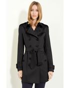 Burberry Belted Trench Coat - Lyst