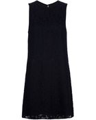 Dolce & Gabbana Floral Lace Dress - Lyst