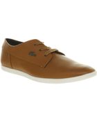Lacoste Aylmer Oxford Snkr Tan Leather - Lyst