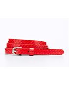 Ann Taylor Exotic Leather Skinny Belt - Lyst