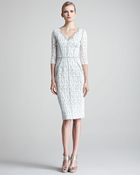 Lela Rose Jigsaw Lace Dress - Lyst