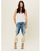 Free People La Plata Patchwork Jean - Lyst