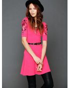 Free People Garden Sleeve Embroidered Dress - Lyst