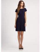 Elie Tahari Capsleeve Trudy Dress - Lyst