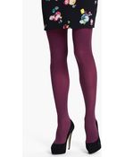 DKNY 412 Control Top Opaque Tights - Lyst