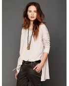 Free People Womens Super Soft Washed Pullover - Lyst
