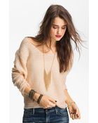 Free People Bumblebee Stripe Sweater - Lyst