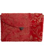 L'Wren Scott Lasercut Calf Hair Lady Clutch - Lyst