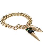 Asos Jewel Spike Id Bracelet - Lyst