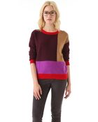 Madewell Elsa Colorblock Pullover - Lyst