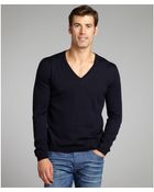 Prada Wool Vneck Sweater - Lyst