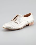 Maison Margiela Replica Style Metallic Oxford - Lyst