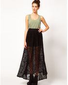 River Island Chelsea Girl Lace Maxi Skirt - Lyst