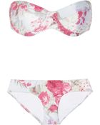 Zimmermann Jade Printed Underwired Bikini - Lyst