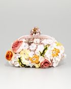 Dolce & Gabbana Miss Dea Lace Floral Pouchette Clutch Bag - Lyst