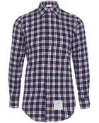 Thom Browne Check Shirt - Lyst