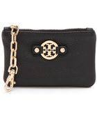 Tory Burch Amanda Zip Coin Wallet - Lyst