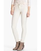 Free People Skinny Corduroy Pants - Lyst