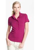 Tory Burch Lidia Ruffle Polo - Lyst