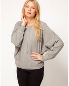 ASOS Collection Asos Exaggerated Sleeve Jumper - Lyst