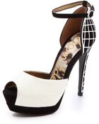Sam Edelman Paulette Peep Toe Pumps - Lyst