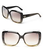 Gucci Oversized Square Sunglasses - Lyst