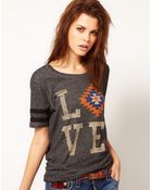 True Religion Love Tee with Short Sleeves - Lyst