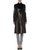 Michael Kors Leather Outerwear - Lyst