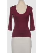 Donna Karan New York Short Sleeve Tshirt - Lyst