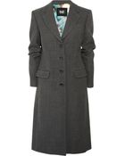 D&G Wool Twill Coat - Lyst