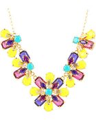 Kate Spade Kaleidoscope Floral Statement Necklace - Lyst