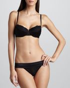 La Perla Lipstick Fever Demi Bra Black - Lyst