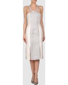 Lorenzo Riva 34 Length Dress - Lyst